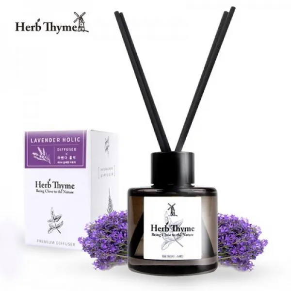  바보사랑 허브타임 방향제 40ml 미니 디퓨저 라벤다홀릭 1개