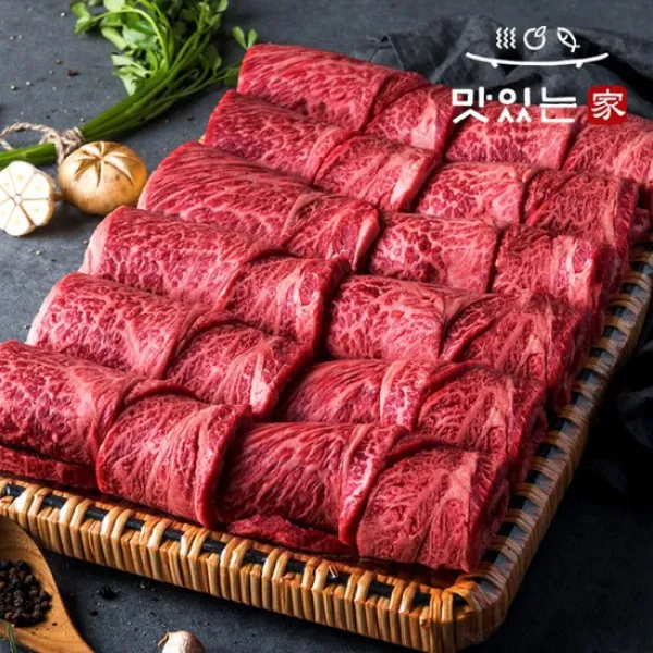  맛있는 광주축협한우 구이용 1등급 선물세트 01_정성바구니세트 1호