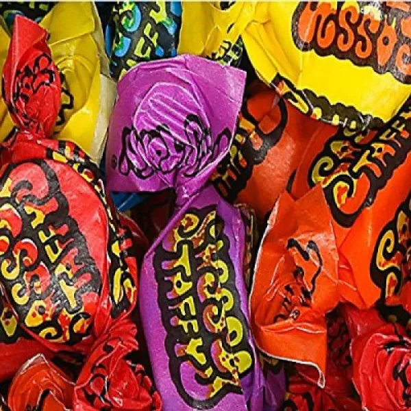 All Color Gourmet Salt Water Taffy (Sassy Sour Assorted 2 LB) 올 컬러 미식가 바닷물 태피 (Sass Sour Assorted, 1