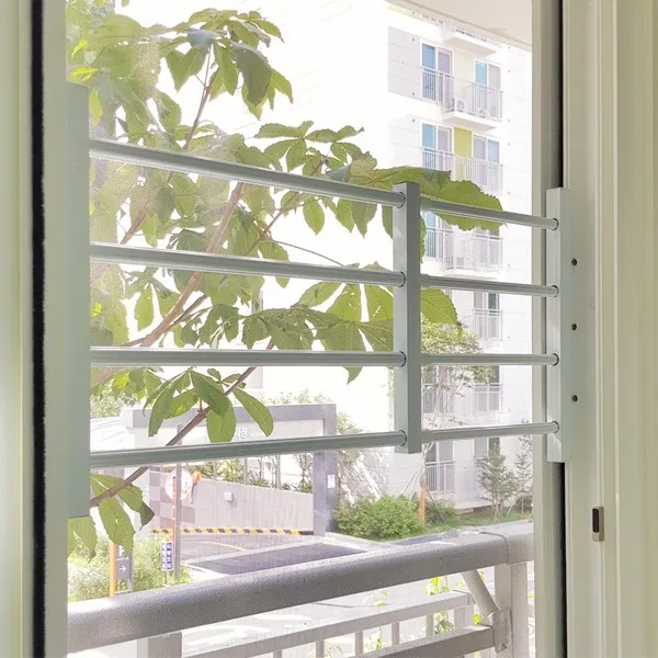 St시스템 알루미늄방범창 슬라이딩 추락방지 안전바 Diy 방묘창