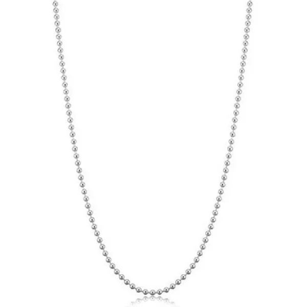 Kooljewelry Sterling 실버 Polished 볼 체인 목걸이 1 Mm 12 Mm 15 Mm Or 18 Mm 18 Mm 와이드 Prod162