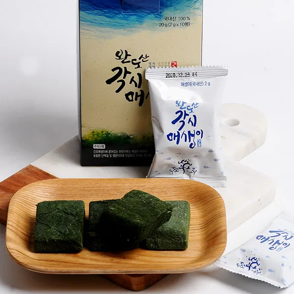 누리원 100%당해연도채취 완도 건조매생이 2g, 10개