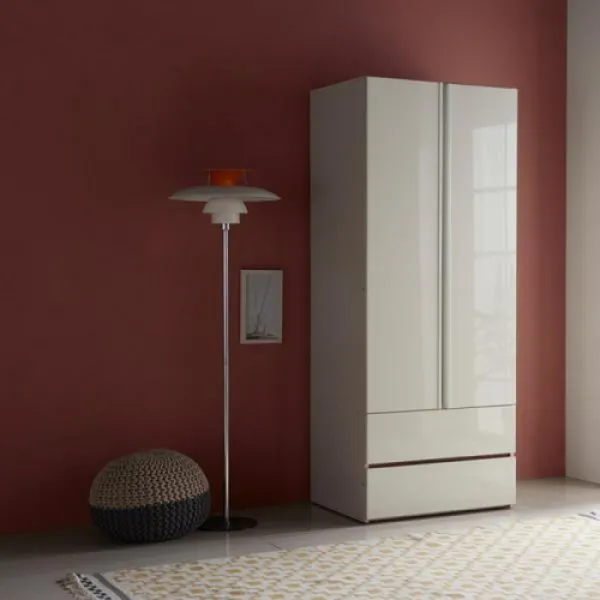  바보사랑 리온 2서랍 장롱 800 화이트