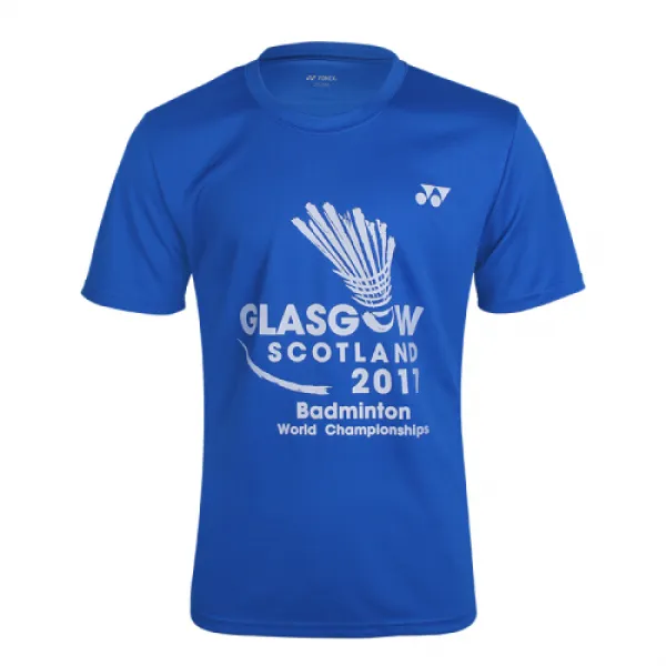 YONEX유닉스여금 배드민턴복2017세금서기기념 티셔츠 반팔 블루M(1)