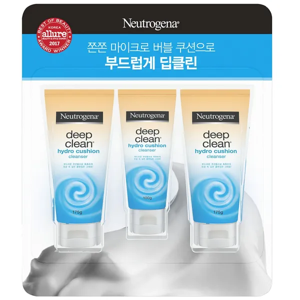 뉴트로지나 뉴트로지나딥클린하이드로클렌져 175g X 2 + 100g 1세트