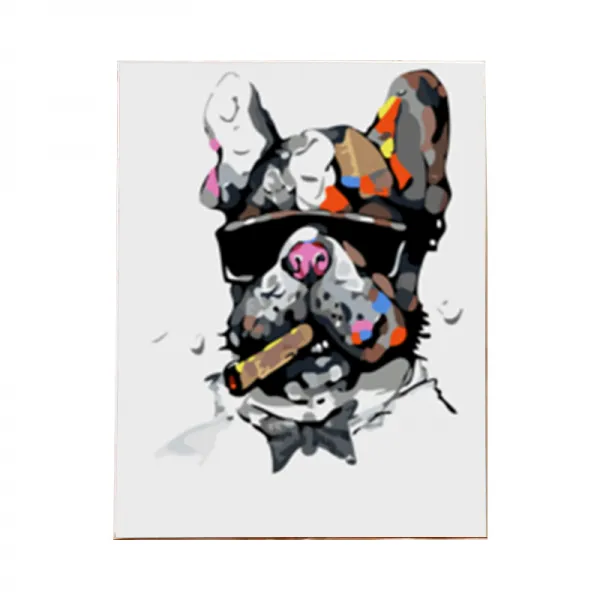 HY DIY 색을 메우다 유화 풍경 자기 그림 장식화 캐릭터 선물 홈스쿨링 미술놀이 AL 40*50cm-1, 6244두령
