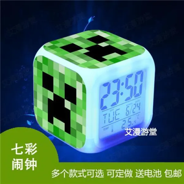 나는 의 세상 펜치 플라이어 공부 금속 침대머리 시끄럽게 굴다 발언 탁상시계 가변형 남자맨 늦잠 자지 004 _배송 배터리 （특이한 지역