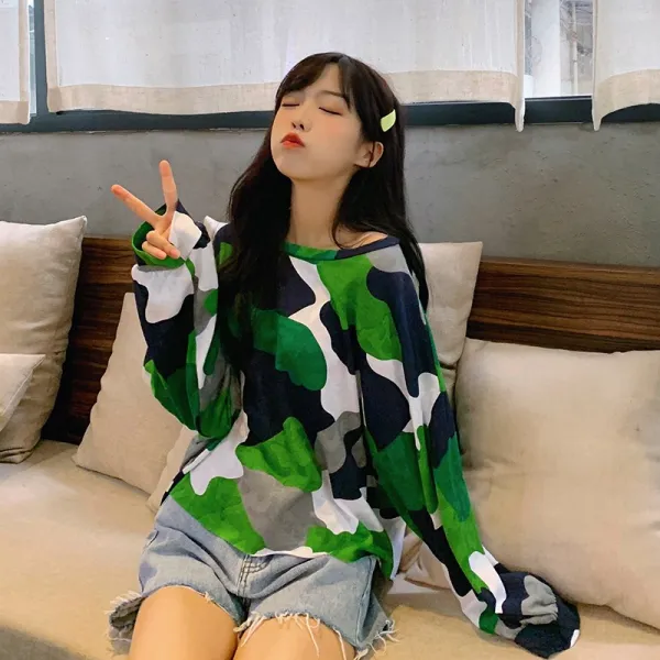 박색카무플라주긴팔[티셔츠0010]