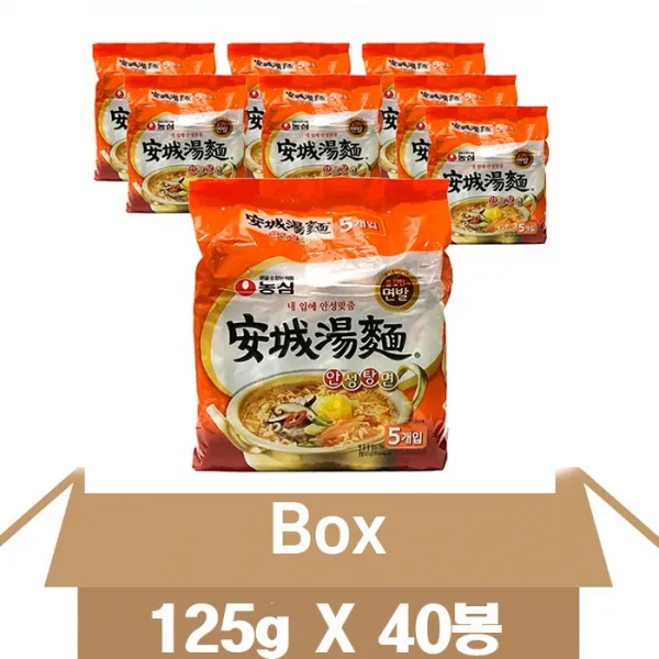 농심 안성탕면125g X 40(박스).무료배송, 1개