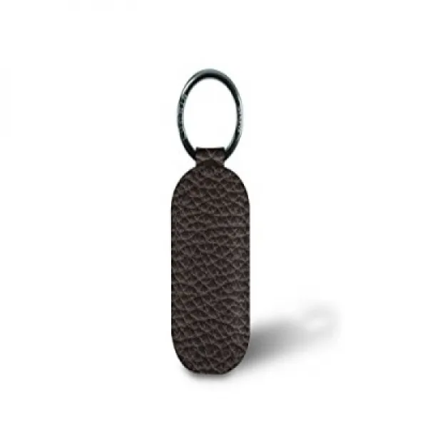 Lucrin - Round-Shaped Keys Holder - Brown - Granulated Leather Lucrin - 둥근 모양의 열쇠 고리 - 브라운 - 낟알 모양의, 1