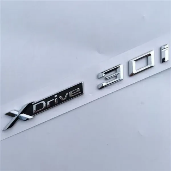 신품 bmw 배기량 표시개장 xdrive35i 문자 블레이드 플레이트 새 x5x6 차량 표시 20i 28i 사이드 마커, xdrive30i싱글