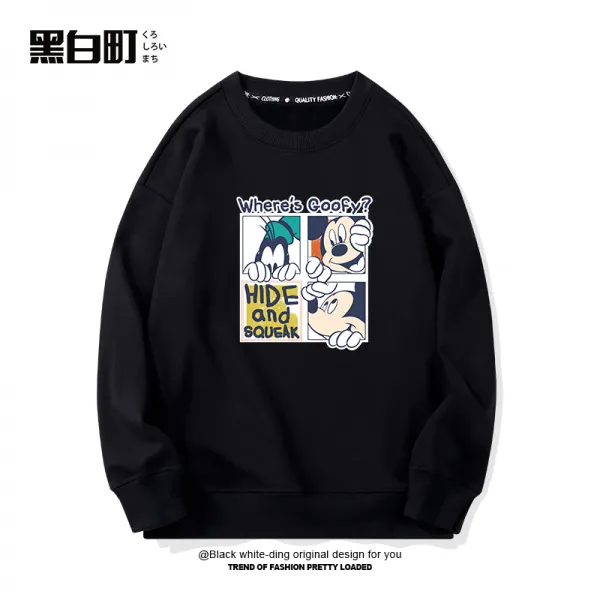 Heibaiding 여성 융 기모 맨투맨티 45455871