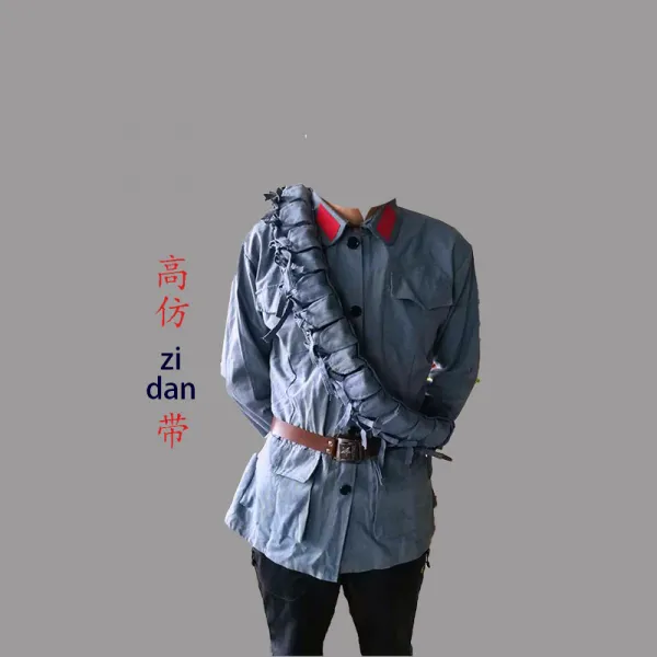 홍군 레드 소품 책가방 물병 바람막이 구식의 크로스백 치료하다 약상자 건량대 행군함 팔로군입니다 공연