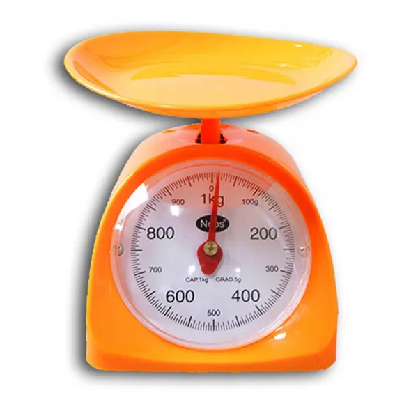 제이와이홀딩스 음식 주방 아날로그 무게 측정 저울, 색상랜덤, 저울1kg