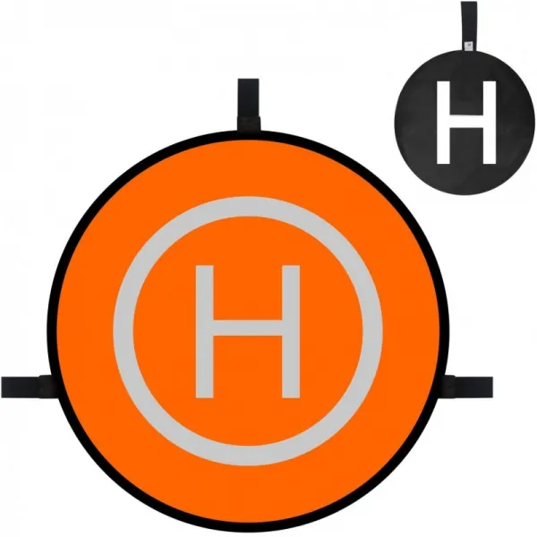 WinPower 랜딩 패드 드론 용 헬기장 주차장 주차 파트 접이식 범용 형 표리 양용화물 봉투 포함 직경 75C
