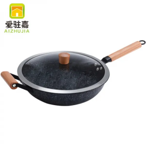 사랑 거주자 지아 (aizhujia) 냄비 실리콘 삽을 보내려면 Maifan 스틱 논 스틱 냄비 34cm 수직 뚜껑 밥솥