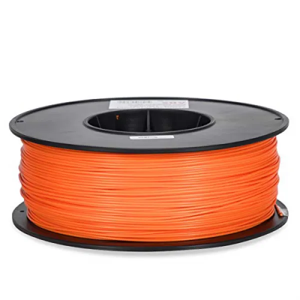 Inland 1.75mm Orange ABS 3D Printer Filament - 1kg Spool (2.2 lbs) 내륙 1.75mm 주황색 ABS 3D 프린터 필라멘트-1kg, 1