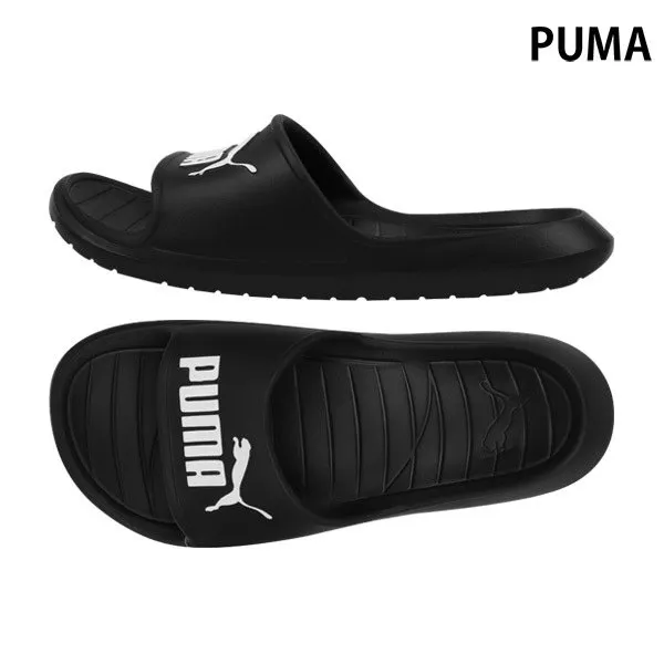  푸마 다이브캣 슬리퍼 V2 남여공용 슬라이드 블랙 369400 01