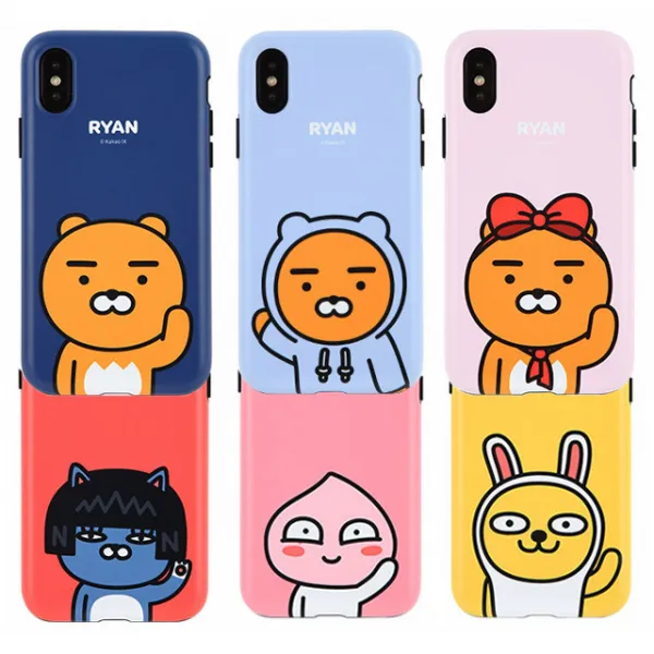 카카오프렌즈 터프 이중범퍼 케이스 갤럭시시리즈