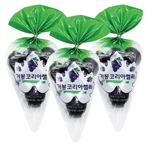 [BIGHAND] 거봉 코리아젤리 3봉, 210g