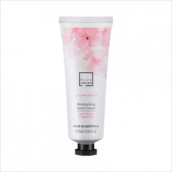 (호주직배) Blue Jacar 복숭아꽃 & 페퍼베리 핸드크림 75ml 3팩 Peach Blossom & Pepperberry Moisturising Hand Cream 75ml