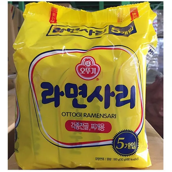 즐거운코코 사리면 멀티팩 오뚜기 110gx5개 X8개 업소용 식당용 봉지라면 1