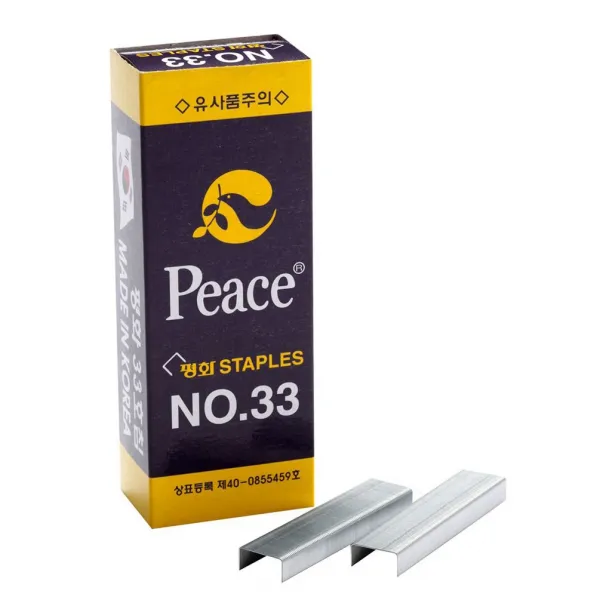 평화 스테플러 33호 침 5000psc, 33호침, 1개