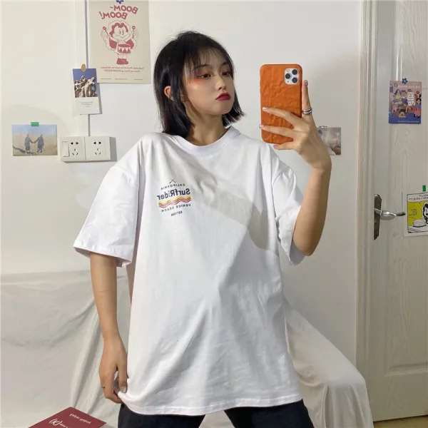 Cici 빈티지 반팔 티셔츠 여루한한판 인사이트 레드초화 나태풍 점프쉐이크 상의