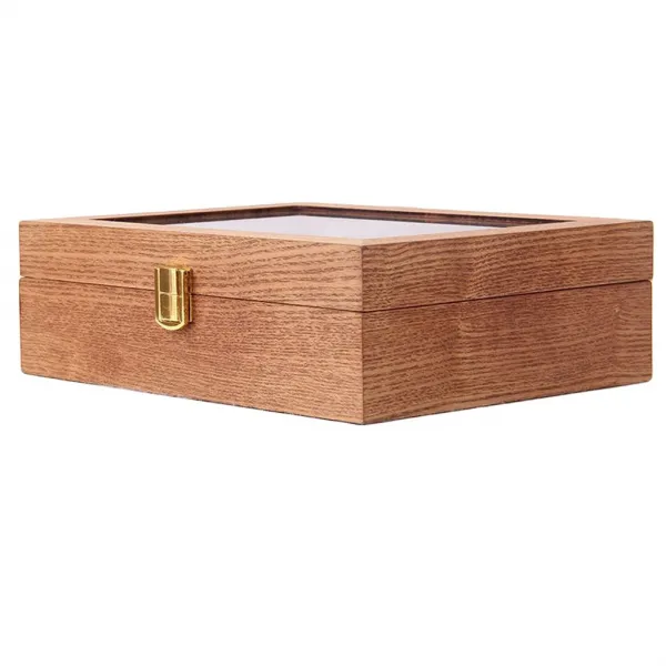 Zld 10/12 격자 감시탑 시계 전시 상자 선물 테이블 저장 상자 감시탑