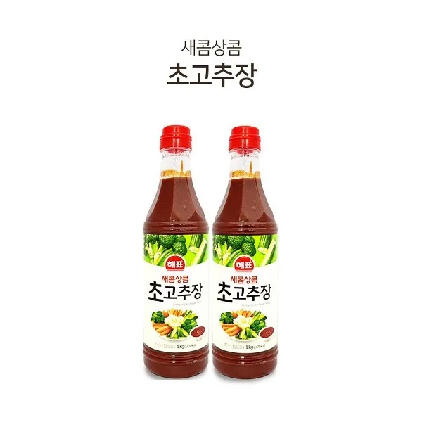 [제이몰] 회맛 살리는!! 해표 새큼상큼 초고추장1kg, 2개