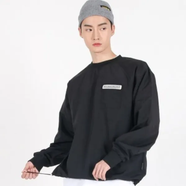 [텐바이텐] (UNISEX)Wearable Stopper Raglan Logo T(BLACK)