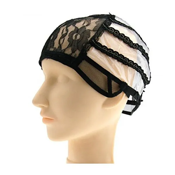 기본 모자 그물 레이스 검정을 만드는 DiER 조정 가능한 Stretchable 가발 안, 단일상품, 단일상품