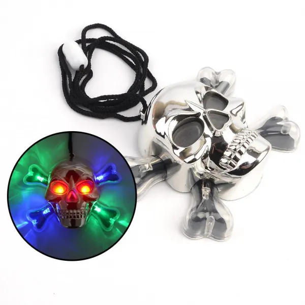야광 야외 응원용품 Led 해골 목걸이 체육대회 공연
