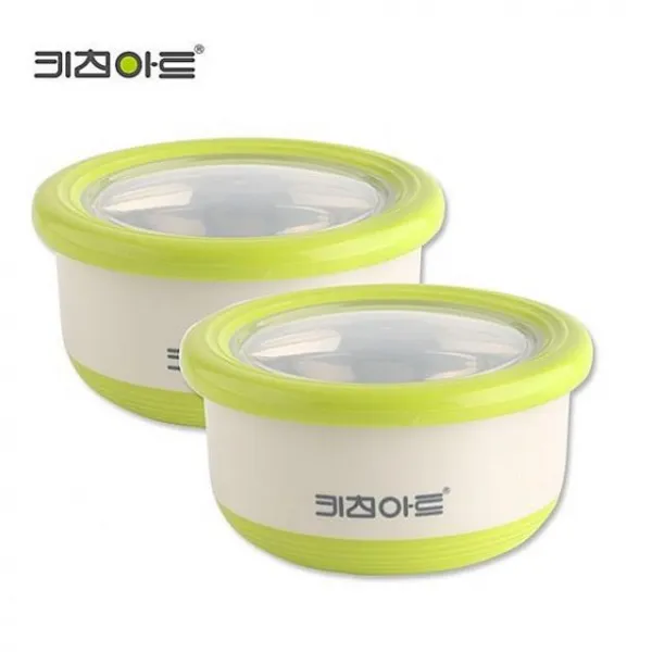소담몰 키친아트 라팔 더블 푸드박스 2종세트 730ml 주방용품 밀폐용기세트 밀폐용기 세트