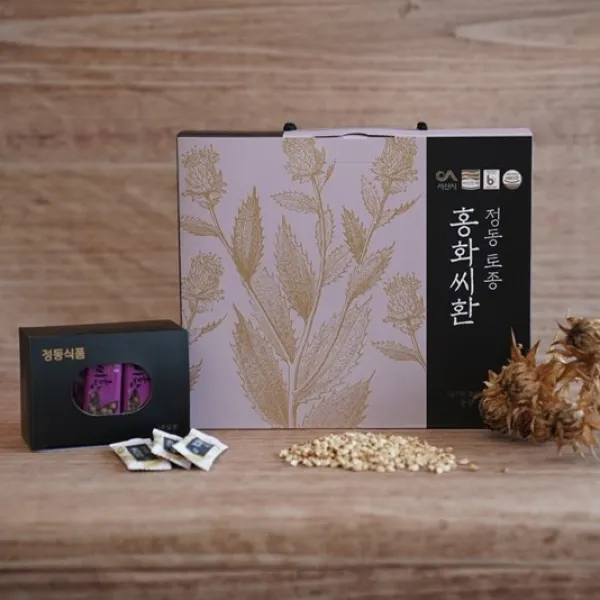 정동식품 충남서산 정동토종홍화씨환, 90포(180g), 2박스