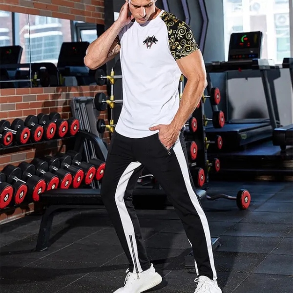Ogging 바지 남성 솔리드 체육관 훈련 바지 조깅 스포츠 바지 남자 실행 흉작 바지 조깅 운동복 2019