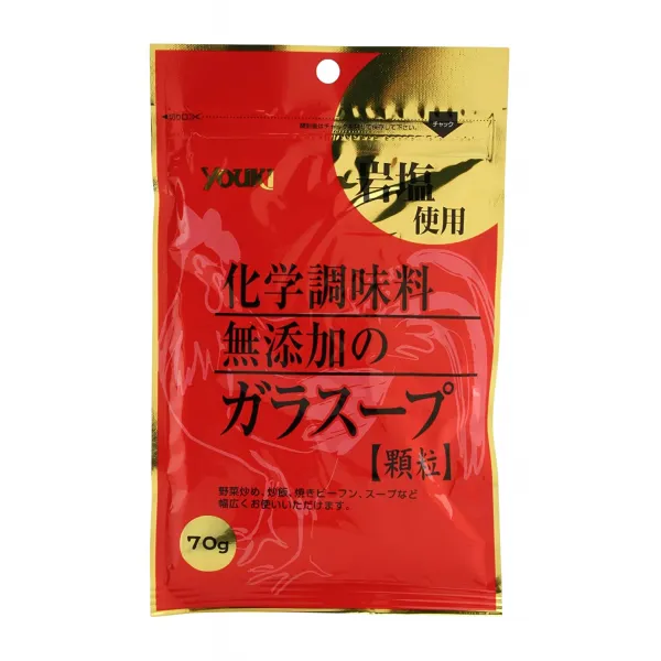 유우키 화학조미료가 첨가되지 않은 과립(봉지) 70g, 단품, 단일상품
