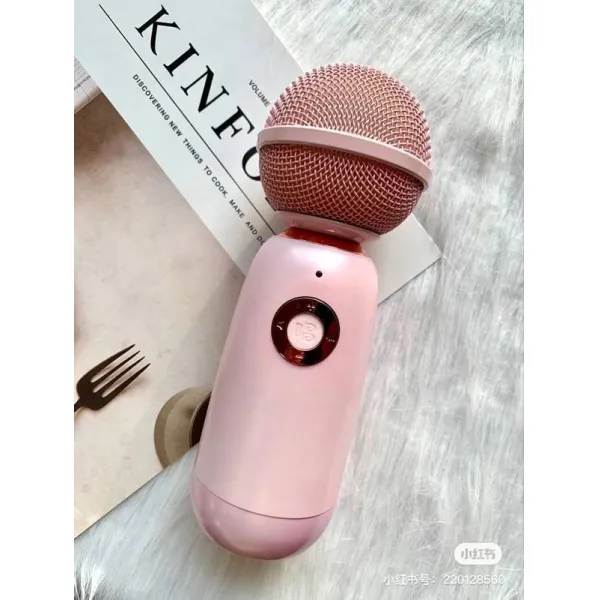 요정 무선 블루투스 음향 일체 K노래 X3개 꽃잎 핑크