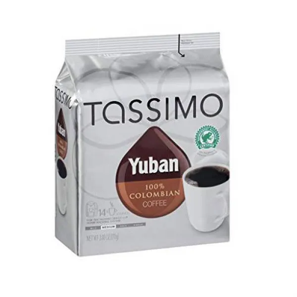 Tassimo Yuban 100 Percent Colombian Coffee T-Discs 14 count (/9799220, 상세내용참조