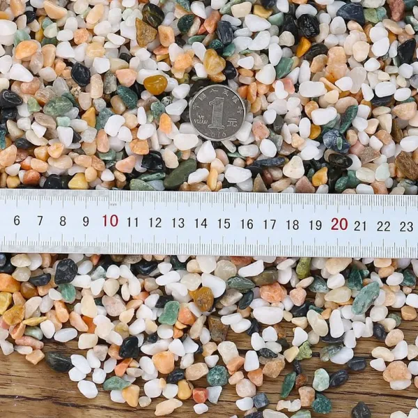 화분자갈 컬러스톤 건재상 진주 자갈 화분 색 탱크 장식 흰색 작은 원예용 조경용돌 자갈돌, 5 catties 플라워 스톤 0