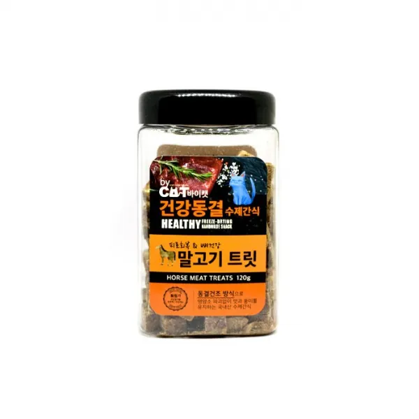 애완친구 고양이 건강동결 말고기트릿 120g DM9003712, [DM]9003712 본상품