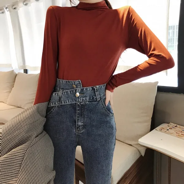 머머다 여성 데일리 하이웨스트 스판 스키니 청바지06 Iif06