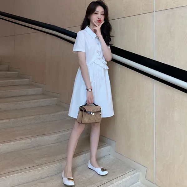 염세풍 초선녀 센 계 감미로운 도라지 이그스샵 스커트 프랑스 소중 양기 화이트 원피스 하