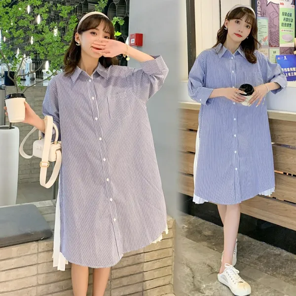 임신하다미디원피스 스판원피스 실내복 아이스원단 정말 편해요