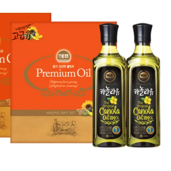 명절선물 유명 고급 카놀라유 2p세트 몸에좋은 친지 이사 오래먹는 엄선 영양 동료 설 단일상품