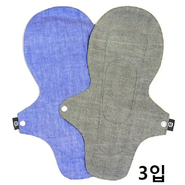 무표백 무화학 달거리대 순면생리대 대형 3입 생활용품 생리대 천연생리대 숯생리대 razz, 1개, 1개