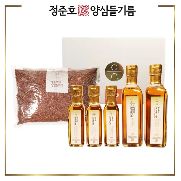 [정준호기름] 정준호양심들기름 5본입 선물세트, 1개