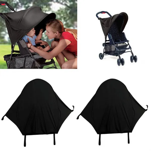 Zeyuan 2pcs 아기 유모차 UV 보호 천막 바람막이 일요일 그늘 덮개