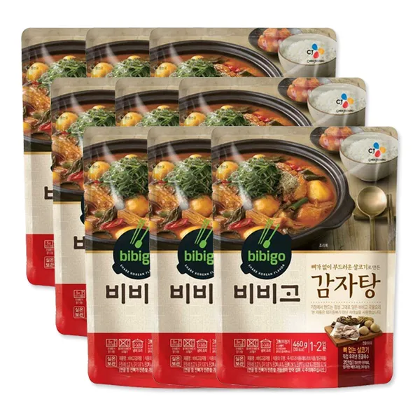 Cj제일제당 비비고 감자탕 460gx9개 단품
