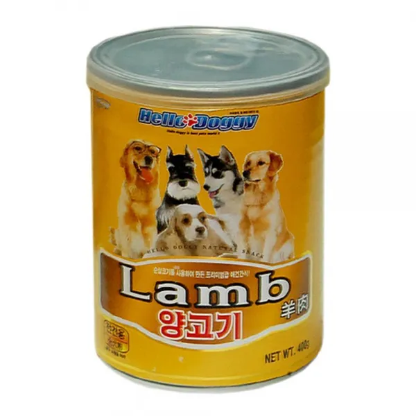 수유중 노령화견 양고기캔 400g 5개 강아지습식간식 애견스튜